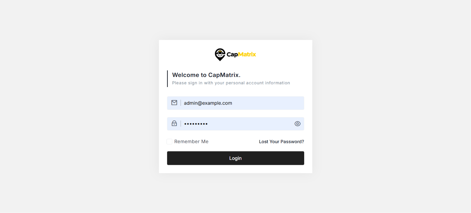 CapMatrix Complete Ride-Hailing, Fleet & Dispatch Management Platform